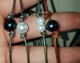 Adjustable Pearl Bracelet
