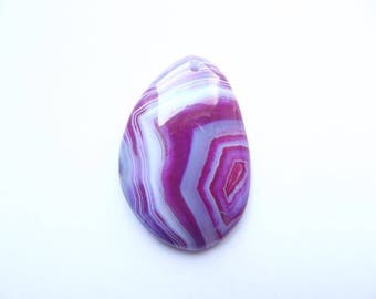 Multicolor agate pendant oval shape