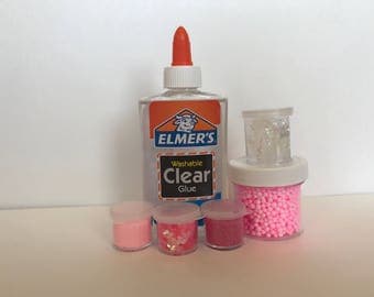 Pink Glitter Floam Kit