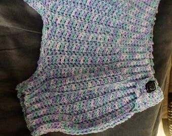 Blue harem pants handmade newborn
