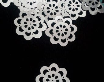 10 appliques large sequin flowers embellishments scrapbooking