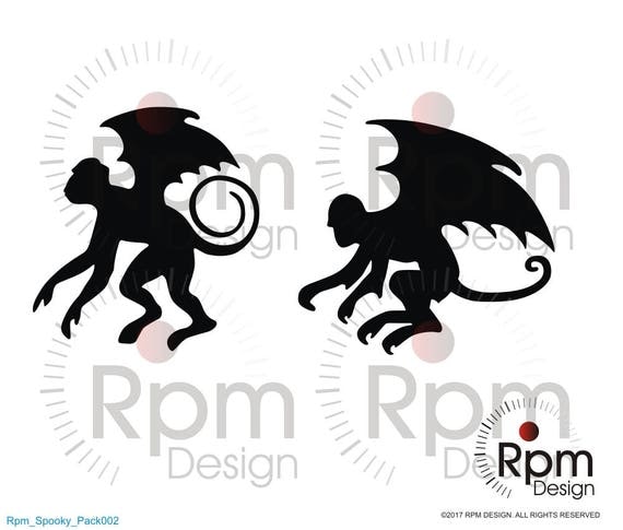 Download Halloween SVG File Flying Monkey SVG Flying Monkey