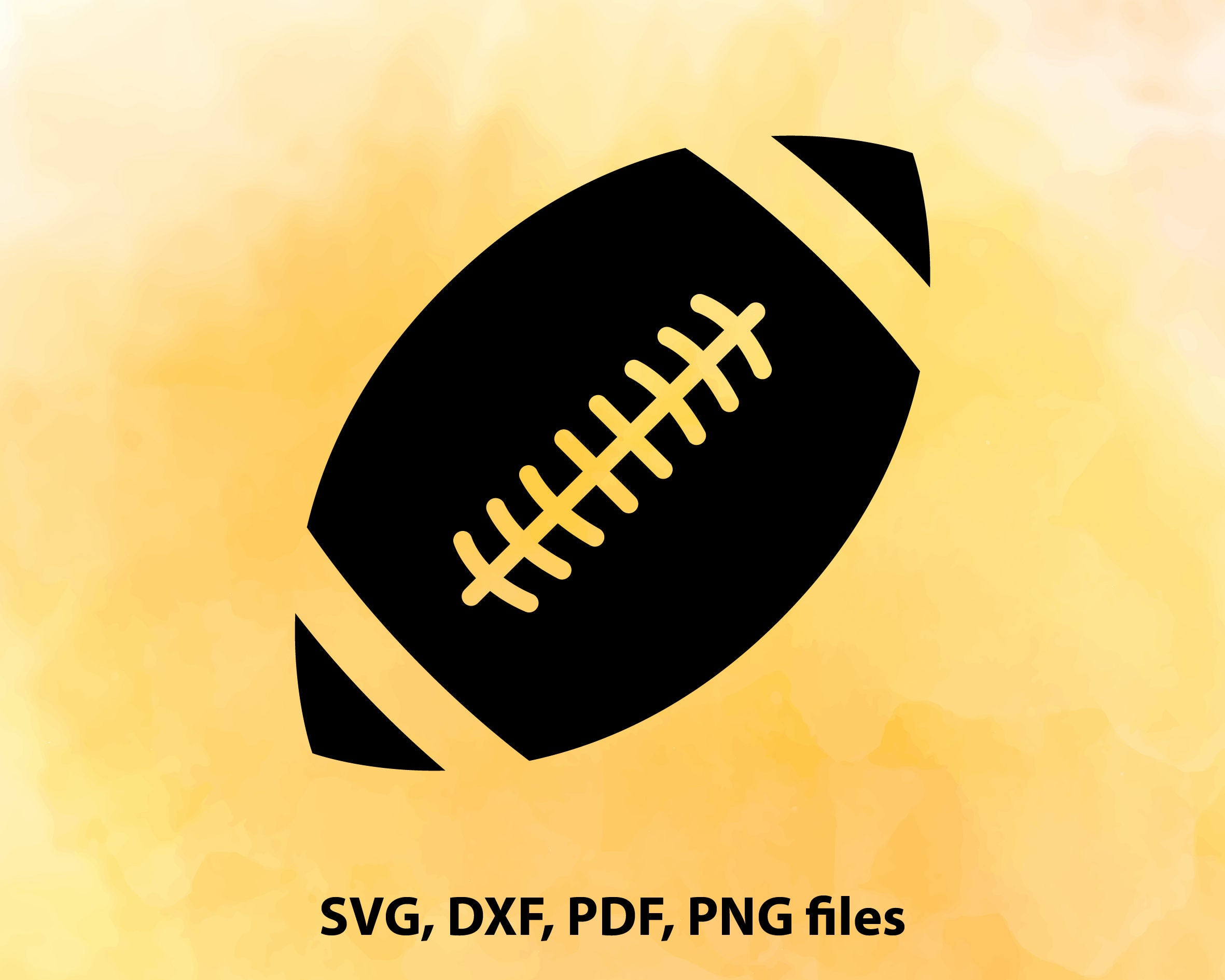 Football SVG Files Svg designs Football Cut File Football
