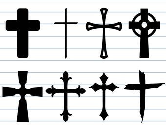Cross svg, cross clipart, christian svg, church svg, sign silhouette, digital – svg, eps, png, dxf, pdf. Graphic Cut, Print Decal, Shirt