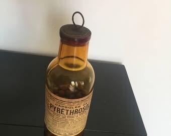 old pharmacy bottle