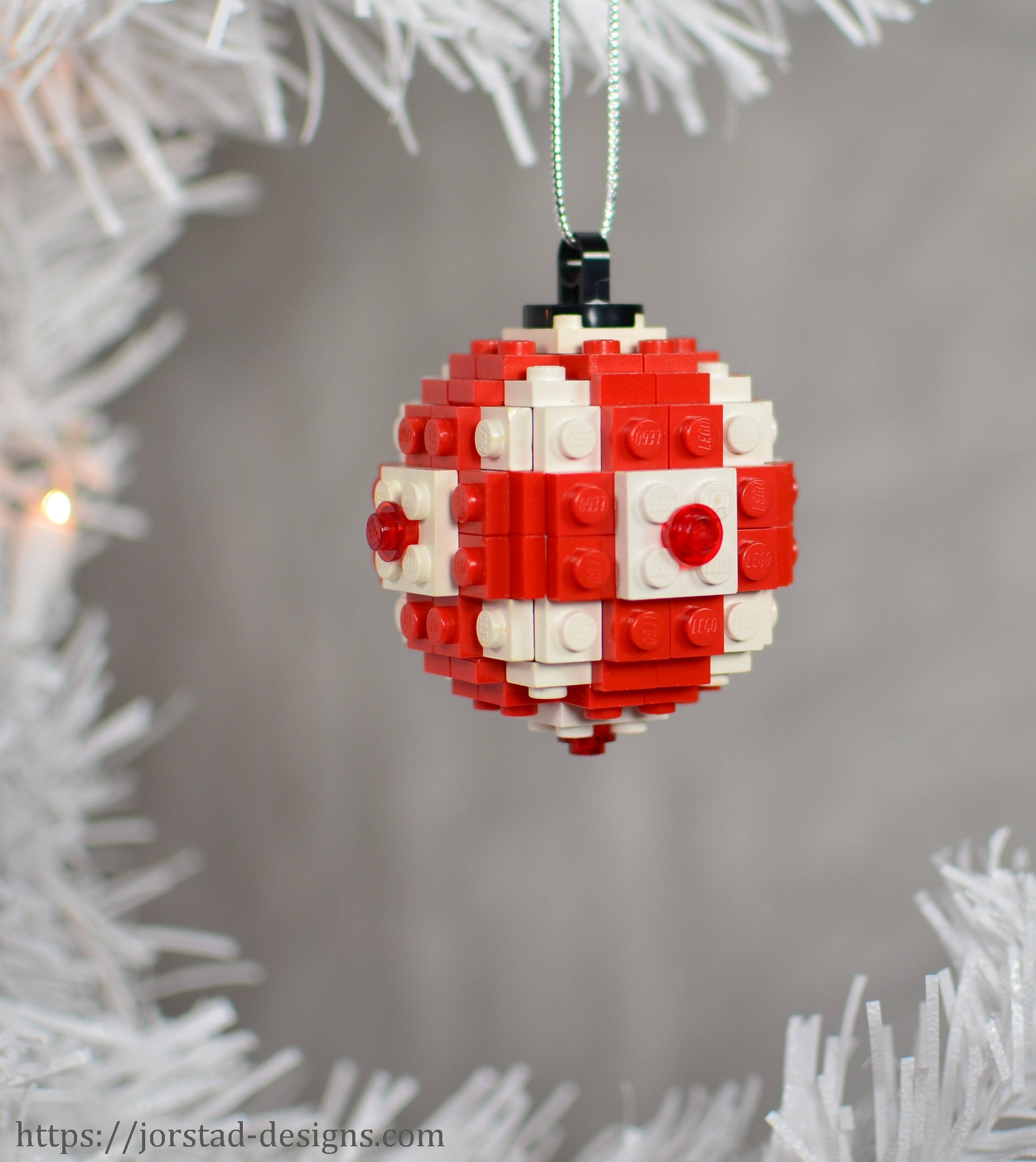 Lego Christmas Ornament Globe