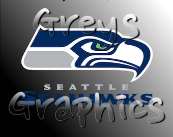 Seattle Seahawks Primary Logo with Logotype Full Color - SVG - DXF - EPS - Vectors
