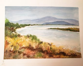 Watercolour landscape