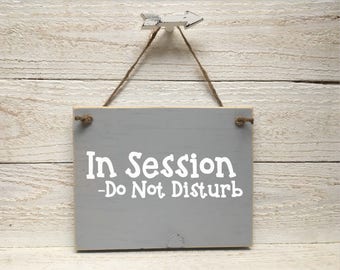 In session sign | Etsy