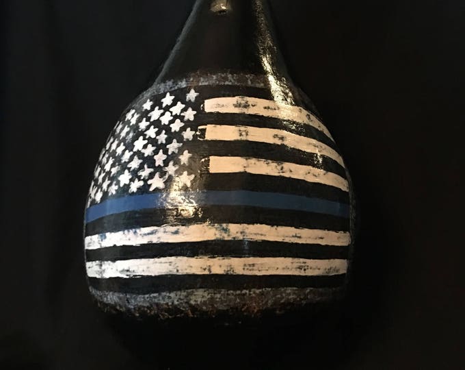 Thin Blue Line Gourd