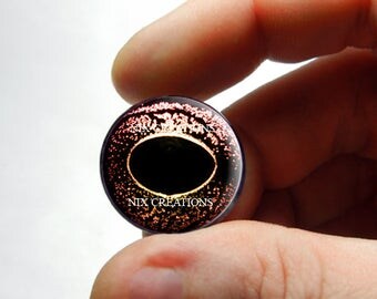 Glass Eyes - Red Reptile Frog Glass Taxidermy Eyes Cabochons for Steampunk - Pair or Single - You Choose Size