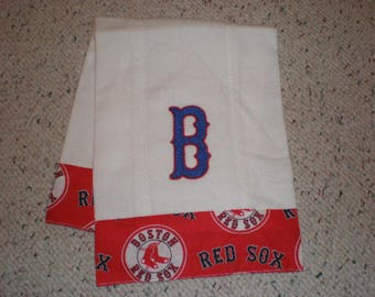 Boston Red Sox Baby Burp Cloth