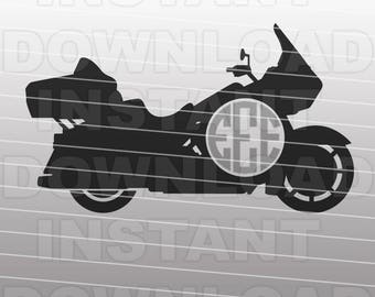 Harley Davidson SVG,Motorcycle SVG File,Motorcycle Monogram SVG File-Vector Clip Art for Commercial & Personal Use-Cricut,Cameo,Silhouette