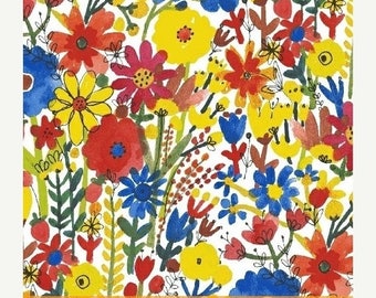 20%OFF Flower Pedals White Floral by Carolyn Gavin for Windham Fabrics