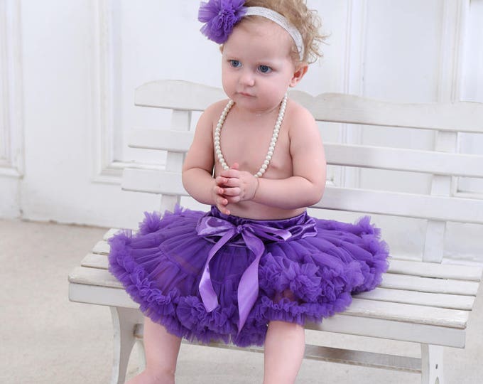First Birthday Outfit, Pettiskirt, Cake Smash Outfit, Ruffle Skirt, Baby Tutu, Pink Infant Tutu, 1st party Outfit, Newborn Photo Prop,