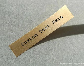 Custom Labels Custom Sticker Personalized Stickers Custom Stickers Printed Labels - Typewriter