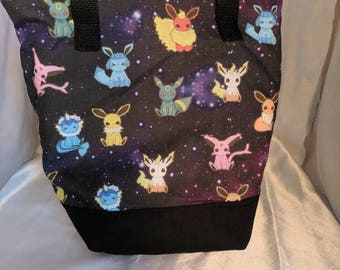Eevee-lution Pokemon Insulated Zip-up Lunch bag - Flareon, Sylveon