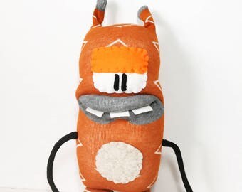 MOTT - Handmade Monster, Stuffed Toy, Sock, Sockmonster