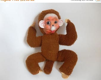 old stuffed monkey toy