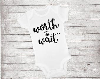 quotable baby shirts quotes worth the wait onesie miracle onesie etsy quotable baby shirts quotes worth the wait onesie miracle onesie etsy
