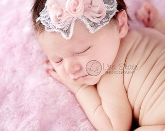 12% off Baby headband, newborn headband, adult headband, child headband and photography prop The single sprinkled- SEQUIN bow headband
