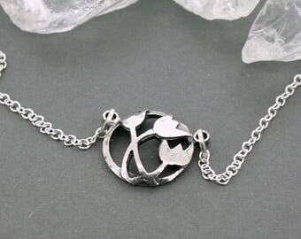 Domed Tulip Necklace