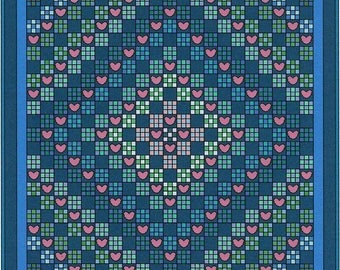 Love Trip Quilt Pattern by Curlicue Creations