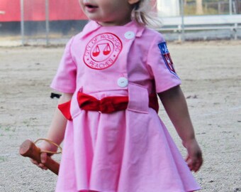 Rockford Peach Costume for Dress Up, A league Of Their Own Costume, Baseball Dress,