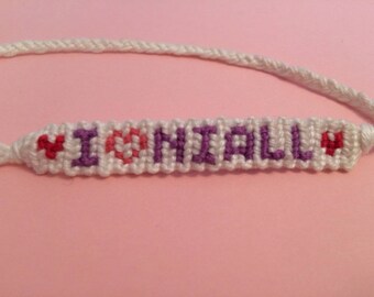 Handmade Niall Horan Embroidery Floss Friendship Bracelet