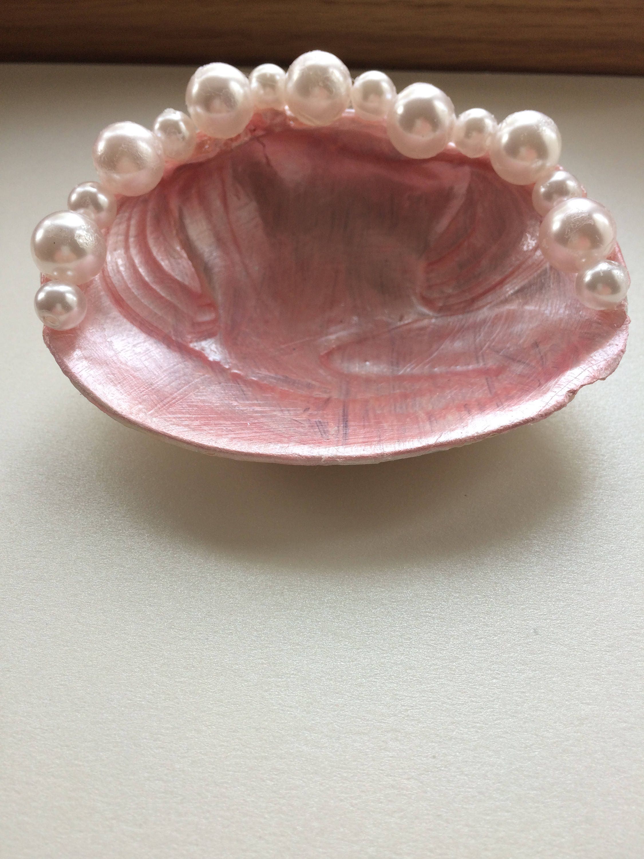 Sea Shell Ring Dish Clam Shell Ring Holder Sea Shell Jewelry