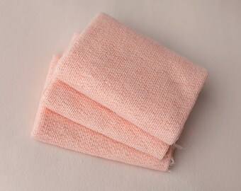 Newborn Stretch Knit Wrap, Newborn Photo Prop, Peach Newborn Wrap, Peach Textured Knit Wrap, Peach Baby Wrap