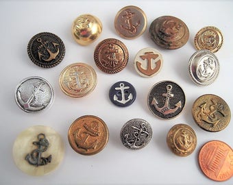 Anchor buttons | Etsy