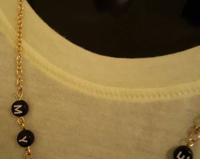 Goldtone Necklace Snoop My Nizzle with gemstone Keep it Light- Funny