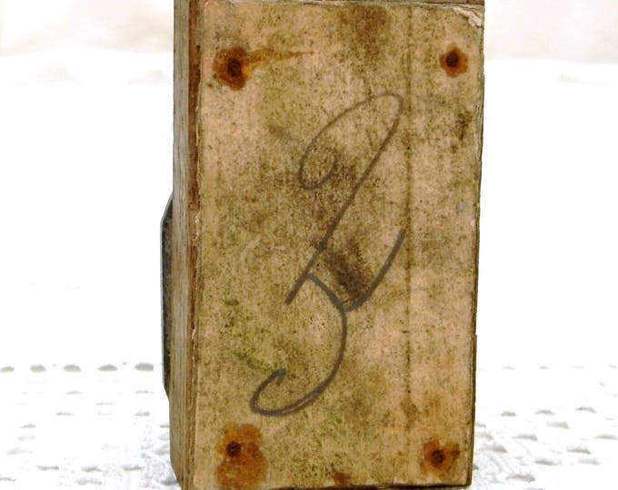 Antique Copper Plate Etching Plate, Metal Printing Block, Industrial Stamp, Mechanical Machinery with Winding Handle and Cogs, Brocante Antique Copper Plate Etching Plate, Metal Printing Block, Industrial Stamp, Mechanical Machinery with Winding Handle and Cogs, Brocante