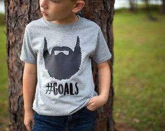 Beard Shirt - Kids Beard Shirt - Kids Tee - Beard Goals - Future Beard Shirt - Kids Beard - Boys Beard Shirt - Fathers Day Shirt - boy gift