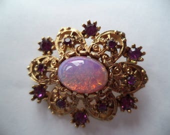Fabulous Vintage Signed M281 Dragons Breath Brooch/Pin