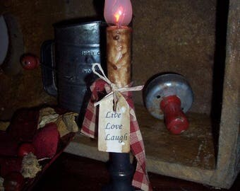 Live, Love , Laugh Candle