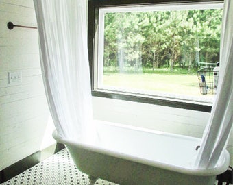 Copper Shower Curtain Rod
