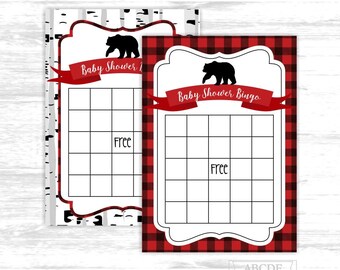 Lumberjack bingo | Etsy