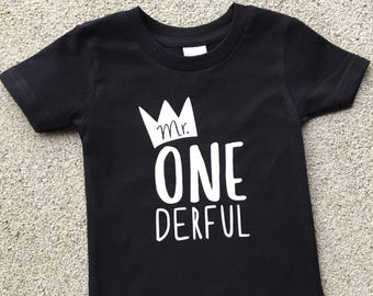 birthday boy decorations onederful mr shirt 1st boys baby