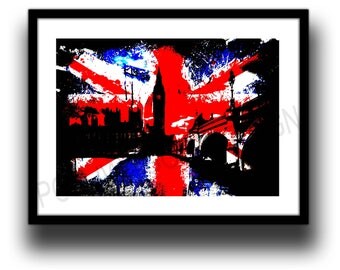 Houses of Parliament, London Parliament, Art print