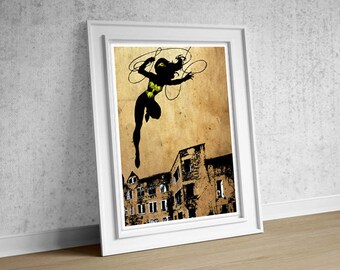 Wonder Woman Wall Art wonder woman art | etsy Wonder Woman Wall Art wonder woman art | etsy