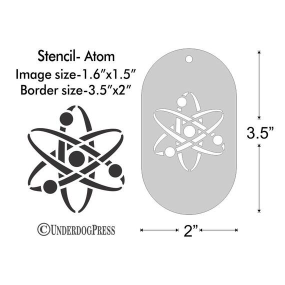 Stencil Atom Medium