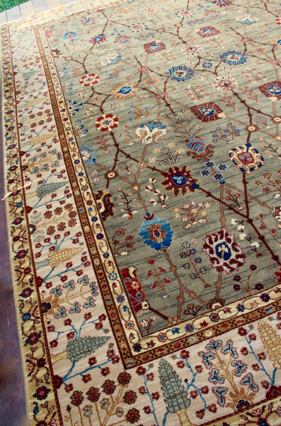 Vintage Karastan Area Rug 712 Paysage 9x12 Rug. Stunning and