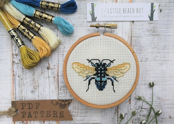 Fly cross stitch pattern cute little cross stitch easy cross