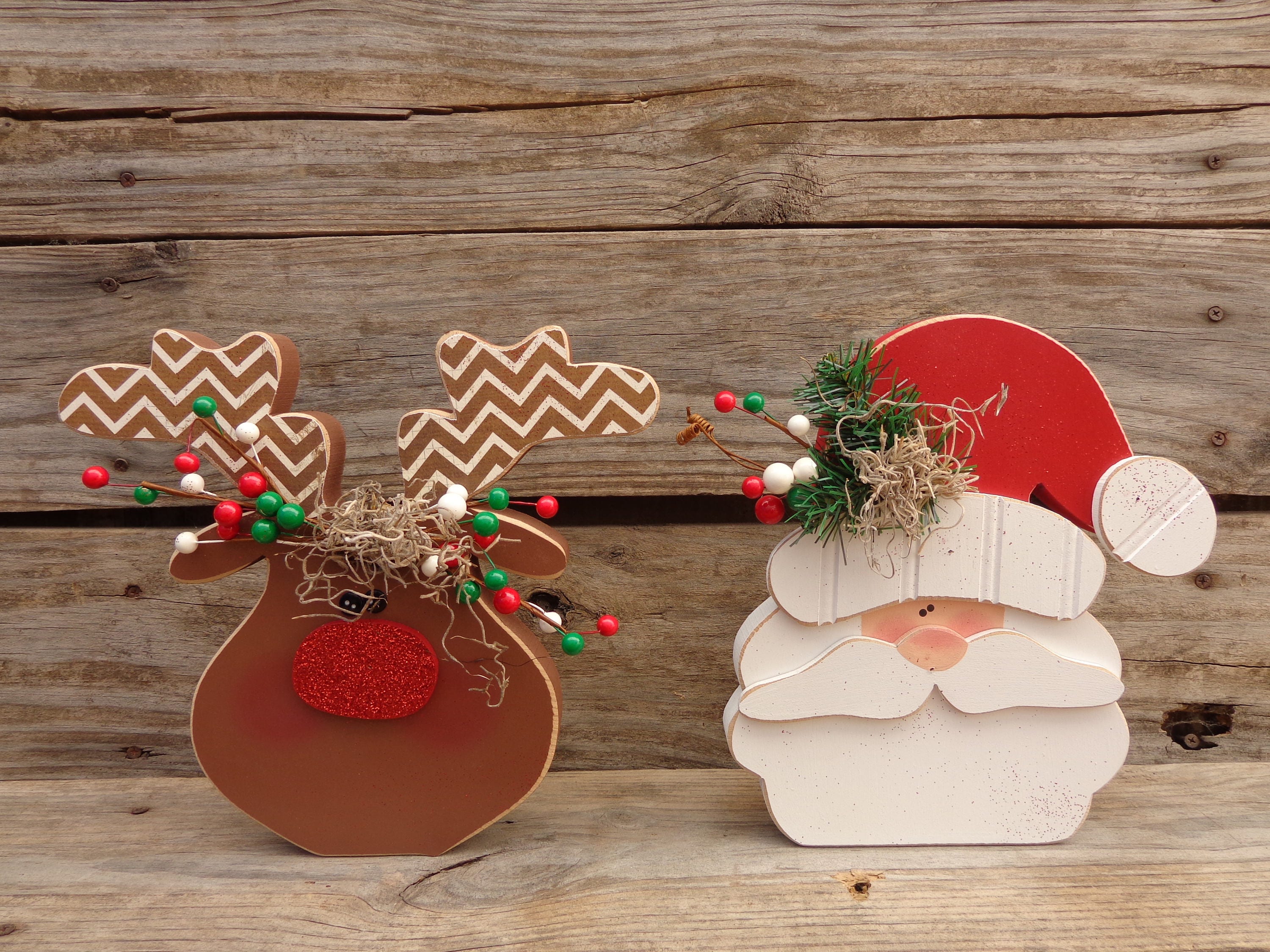 Christmas Decor Santa Decor Rudolph Decor Reindeer Decor
