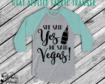 We said vegas | Etsy