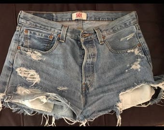High Waisted Levi Shorts