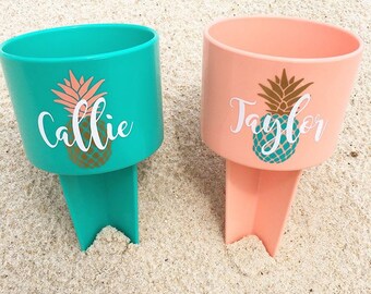 Personalized Pineapple Beach Spiker | Name Beach Spiker