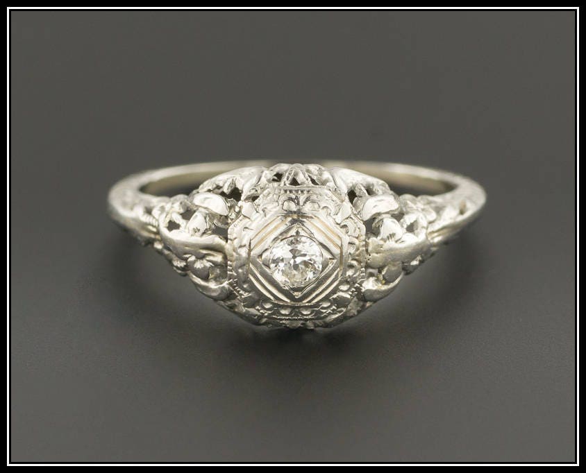etsy deco engagement ring deco engagement ring vintage engagement ring 18k white etsy deco engagement ring deco engagement ring vintage engagement ring 18k white